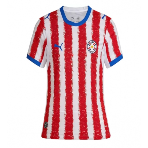 Billige Fotballdrakt Paraguay Replika Hjemmedrakt Dame VM 2026 Kortermet Billige Fotballdrakt Paraguay Replika Hjemmedrakt Dame VM 2026 Kortermet